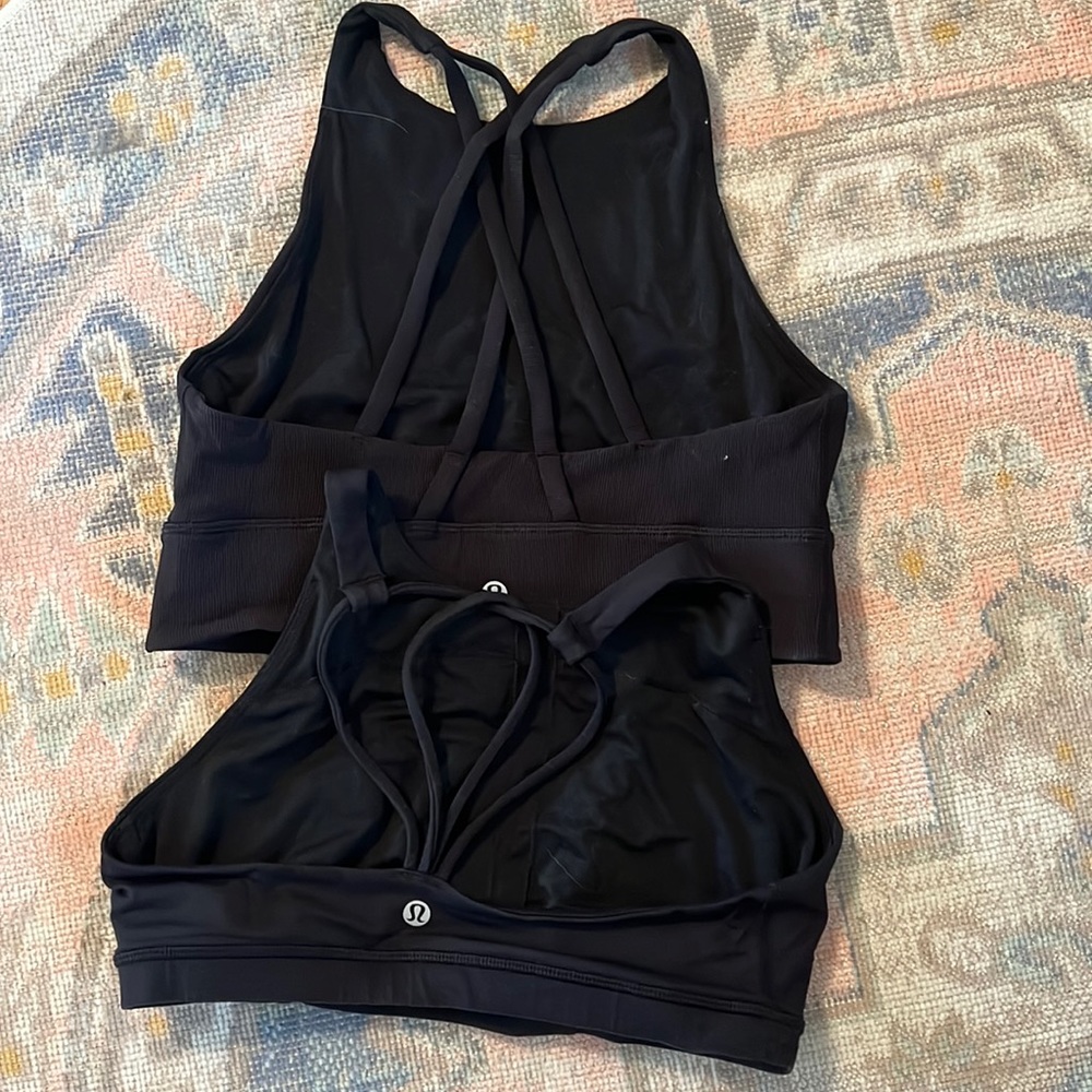 Lot of 5 Lululemon Sports Bras in Size 8